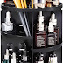 360 Rotating Makeup Organizer,DIY Adjustable Spinning Holder,