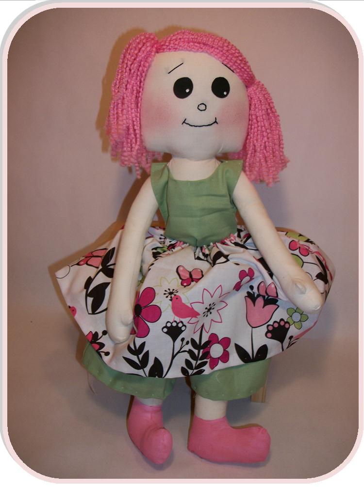 Doll sewing pattern includes