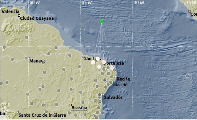 Tremor de terra de magnitude 3.5 é sentido em dois Estados do Nordeste