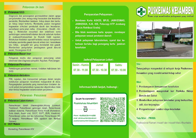 JENIS PELAYANAN PUSKESMAS KESAMBEN ~ PUSKESMAS KESAMBEN