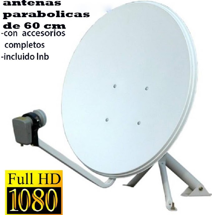 ANTENAS PARABOLICAS DE 60CM