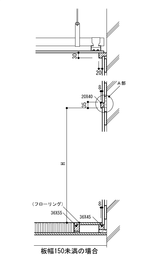 6-43-2　壁回り（鉄筋コンクリート壁の場合）