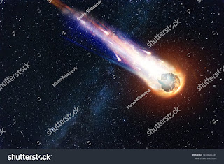 Sebuah Meteor memasuki atmosfer Bumi, tepat di atas Rusia - Nova Ardiansyah