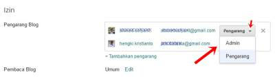 pilih admin ~ cara mengganti dan mengubah admin blogspot benjadi pemilik blog (admin)