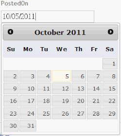 jQuery UI - DatePicker with CSS