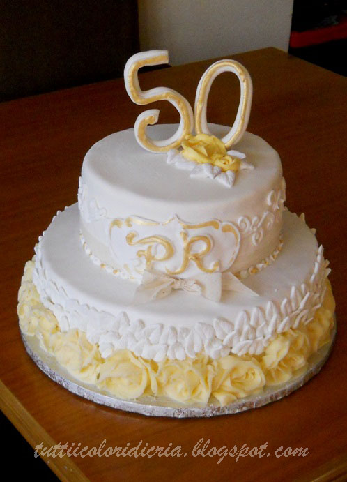 Cake per 50 anni di matrimonio