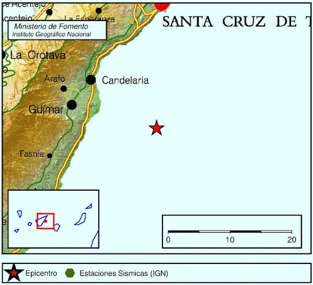 Terremoto Este Tenerife, 5 mayo