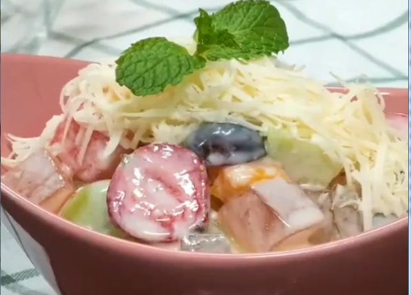 Cara Membuat Salad Buah , Homemade , Kekinian