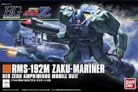 Carátula de la caja del RMS-192M Zaku Mariner