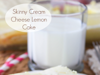 Skinny Cream Cheese Lemon Cake