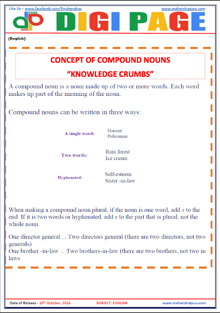 DP| Compound Nouns |