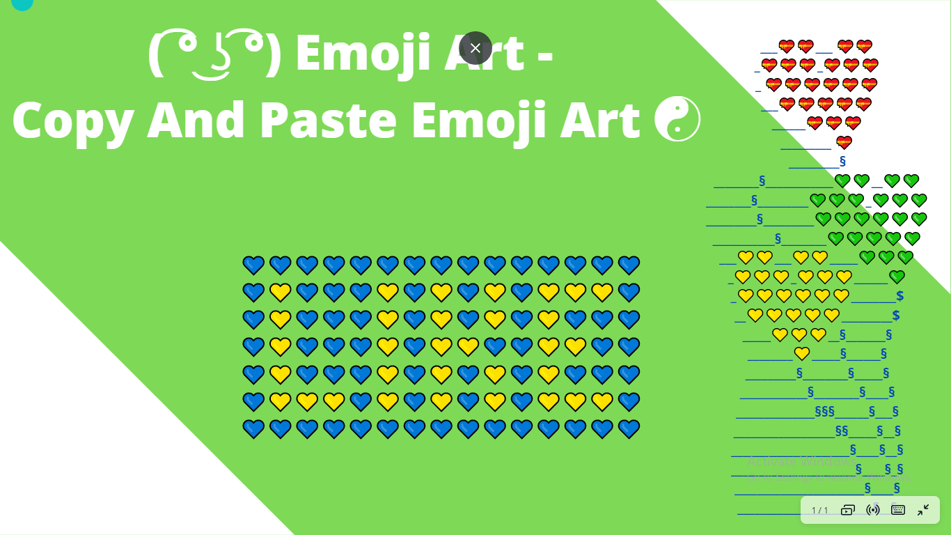 ʖ Emoji Art Copy And Paste Emoji Art