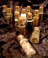 wicca, witchcraft, pagan, making herbal jars