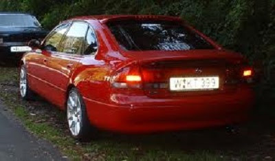 Red color Mazda 626