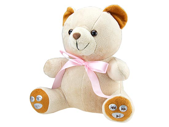 coolest best latest top new fun high technology electronic gadgets teddy bear mp3