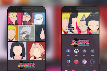 Xiaomi Theme Boruto v3 Mtz Spesial Update Full Flat Dan Tembus Ke Akar