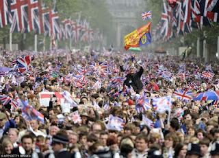 People watching Kate Middleton Prince William Royal Wedding