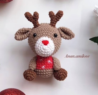 PATRON GRATIS RENO AMIGURUMI 54321