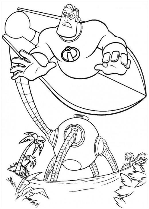 Download Fun Coloring Pages: The Incredibles Coloring Pages