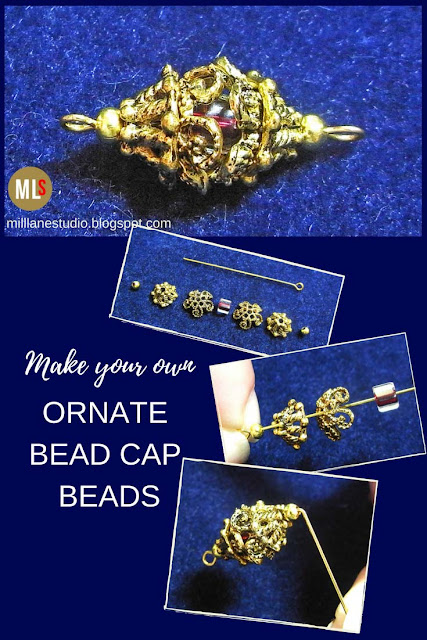 Make your own ornate bead cap beads inspiration sheet