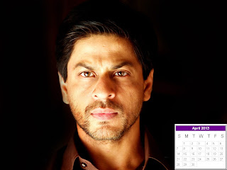 Bollywood Actors Desktop Calendar 2013