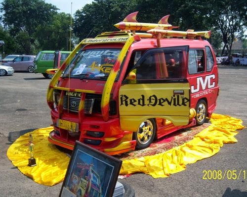 Dunia Modifikasi: 24 Mobil Angkot Dimodifikasi Tambah Keren