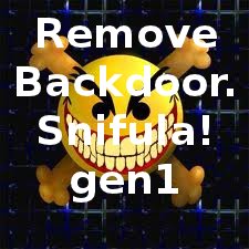 Remove Backdoor.Snifula!gen1