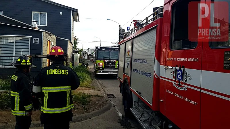 Osorno: menor fue trasladado a hospital tras fuga de gas