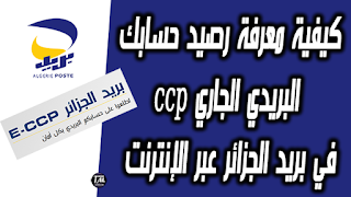 How to know the balance of your current account in Algeria Post via the Internet ccp