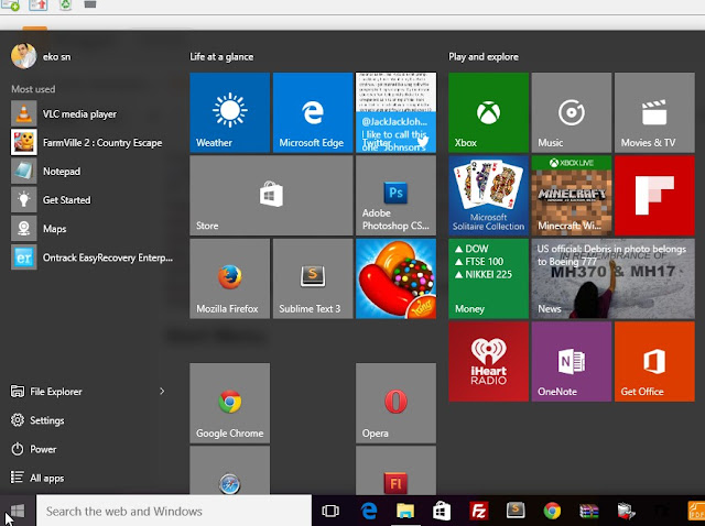 Tampilan terbaru Windows 10