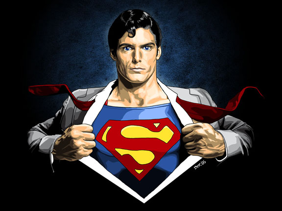 Superman Clark Kent Vector TShirt Corel