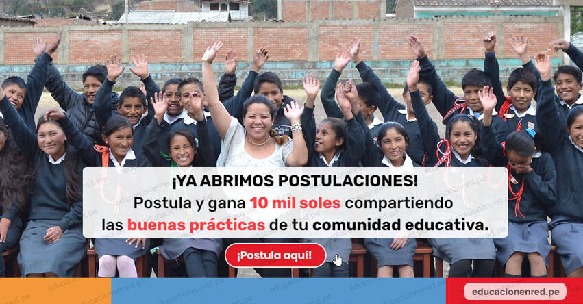 ¡VOLVER MEJOR! postula al premio de 10 mil nuevos soles en concurso de reconocimiento a las buenas prácticas educativas para un retorno distinto a clases