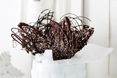 Salted chocolate toffee lace Recipe