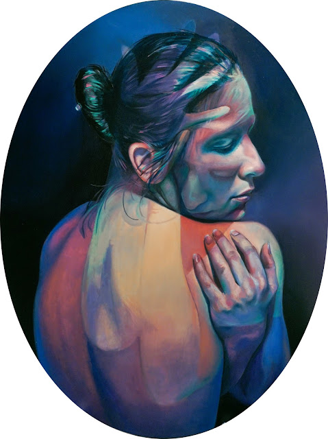 Imaginary Grasp by Scott Hutchison. 19x24 inches, oil on aluminum