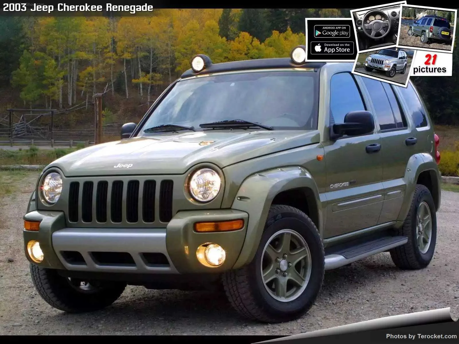 Hình ảnh xe ô tô Jeep Cherokee Renegade 2003 & nội ngoại thất