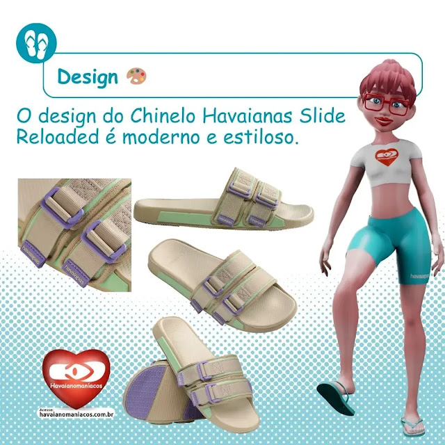 Havaianas Slide Reloaded Numeração e preço