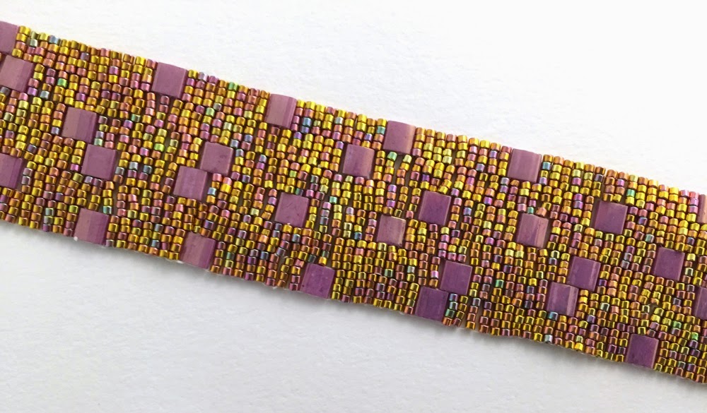 Patchwork bracelet by Jennifer Brown, photography by Karen Williams