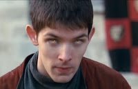 Merlin The Tears of Uther Pendragon screencaps images photos pictures screengrabs Colin Morgan yellow golden magic eyes