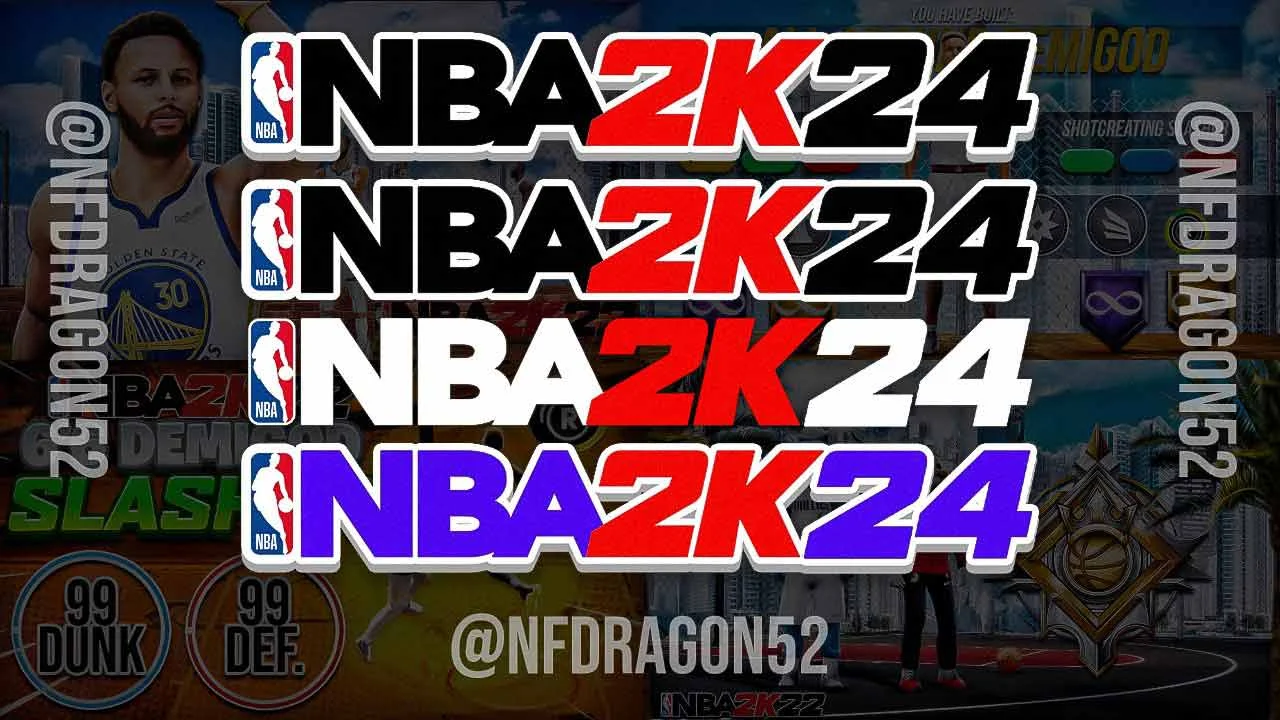 NBA 2K24 Logo PNG & PSD for Thumbnails