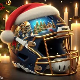 Akron Zips Christmas Helmets