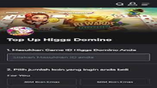  Higgs Domino Island adalah salah satu game yang cukup populer di Indonesia saat ini Cara Top Up Higgs Domino 10K 120M Terbaru