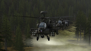 ArmA2 AH-64 アパッチアドオンパックの新しい開発中ゲーム内画像がリリース