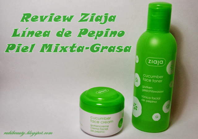 review reseña opinion personal ziaja línea pepino cucumber piel mixta normal grasa rubibeauty