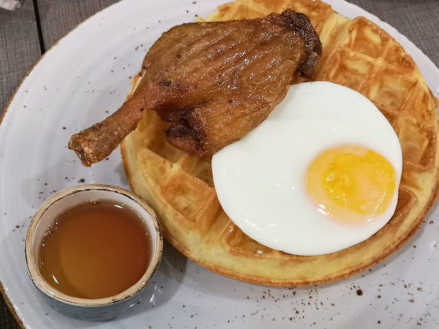 Duck Confit & Waffle