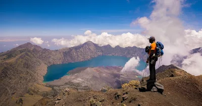 Plawangan Sembalun Crater Rim altitude 3.000 masl Mount Rinjani