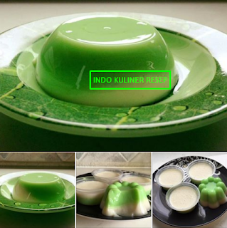 RESEP MEMBUAT PUDING PANDAN SUSU