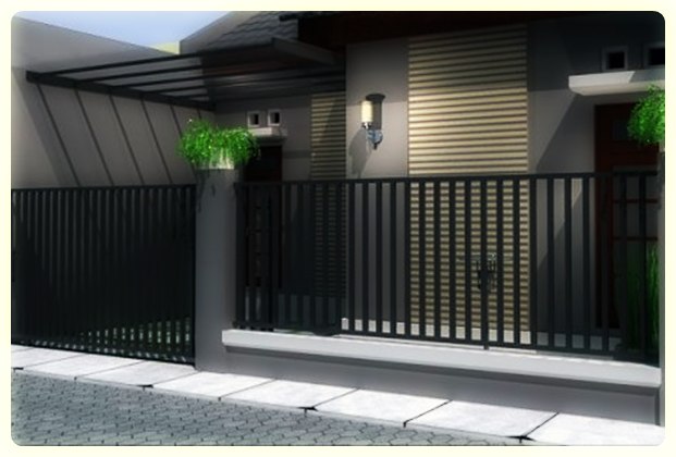Kumpulan contoh pagar rumah minimalis Kumpulan contoh pagar rumah minimalis