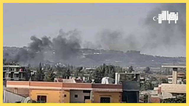 الطيران الاسرائيلي يشن ضربات جوية على مواقع للنظام في حماه|Israeli aircraft strike hama