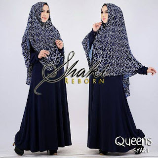 QUEENS syar'i (READY) NAVY