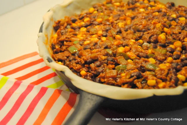Mexican Skillet Pie at Miz Helen's Country Cottage